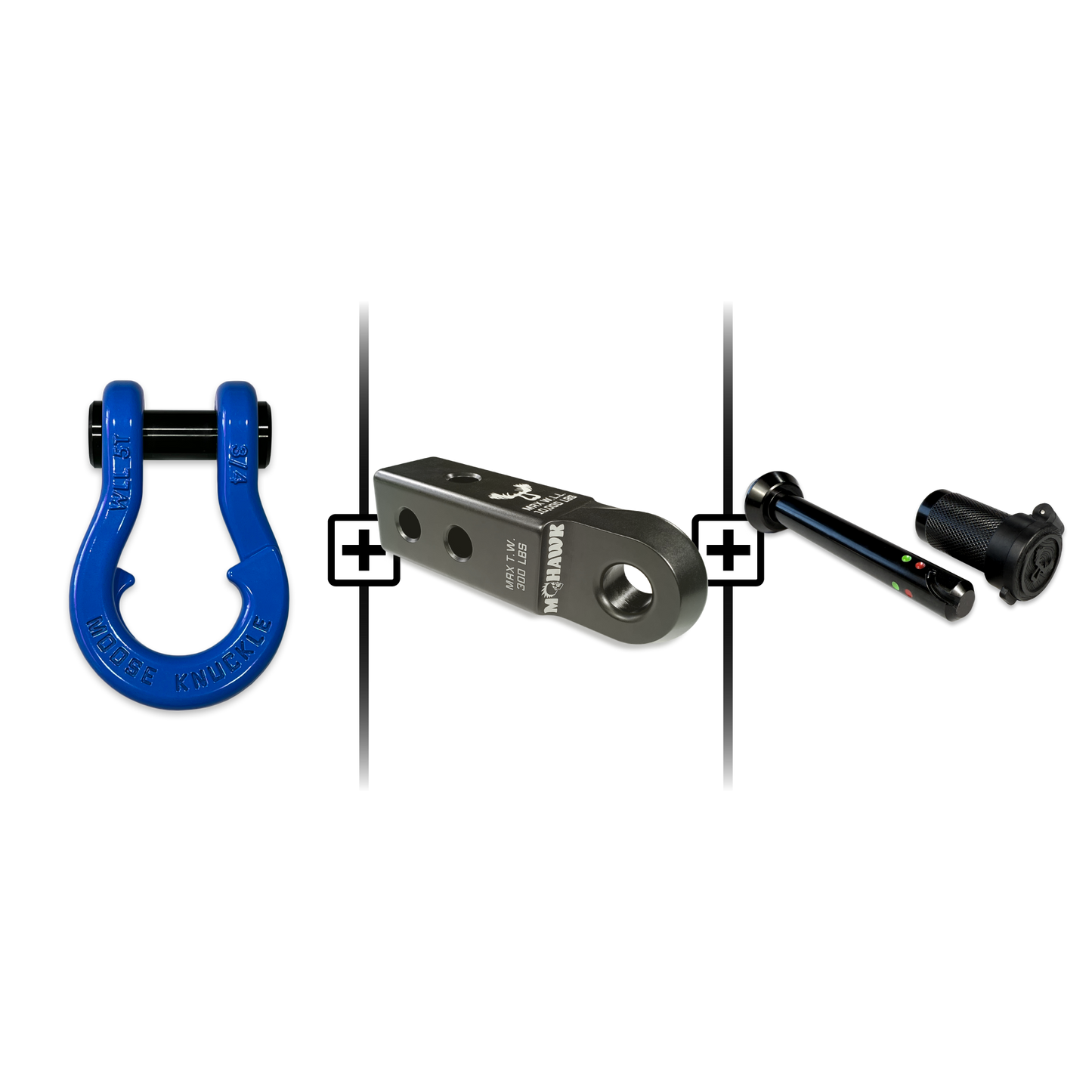 Jowl® 3/4 Split Shackle® Mohawk 2.0 Receiver and Hitch Pin Bundle