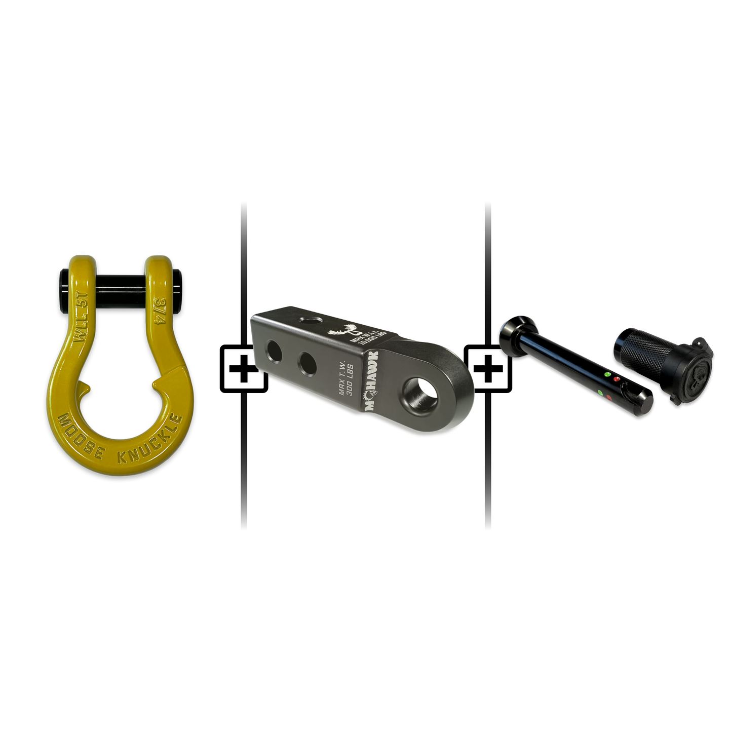 Jowl® 3/4 Split Shackle® Mohawk 2.0 Receiver and Hitch Pin Bundle