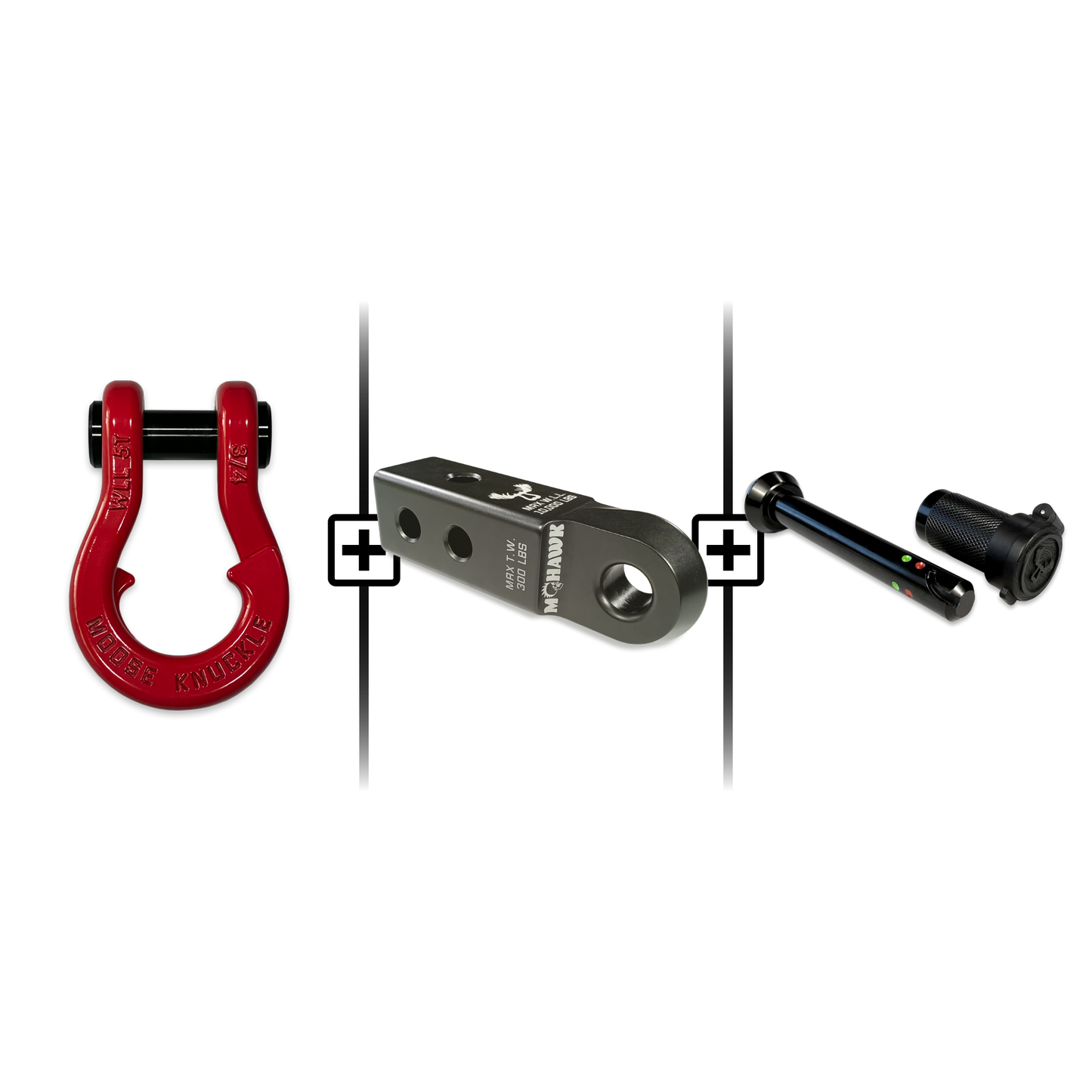 Jowl® 3/4 Split Shackle® Mohawk 2.0 Receiver and Hitch Pin Bundle