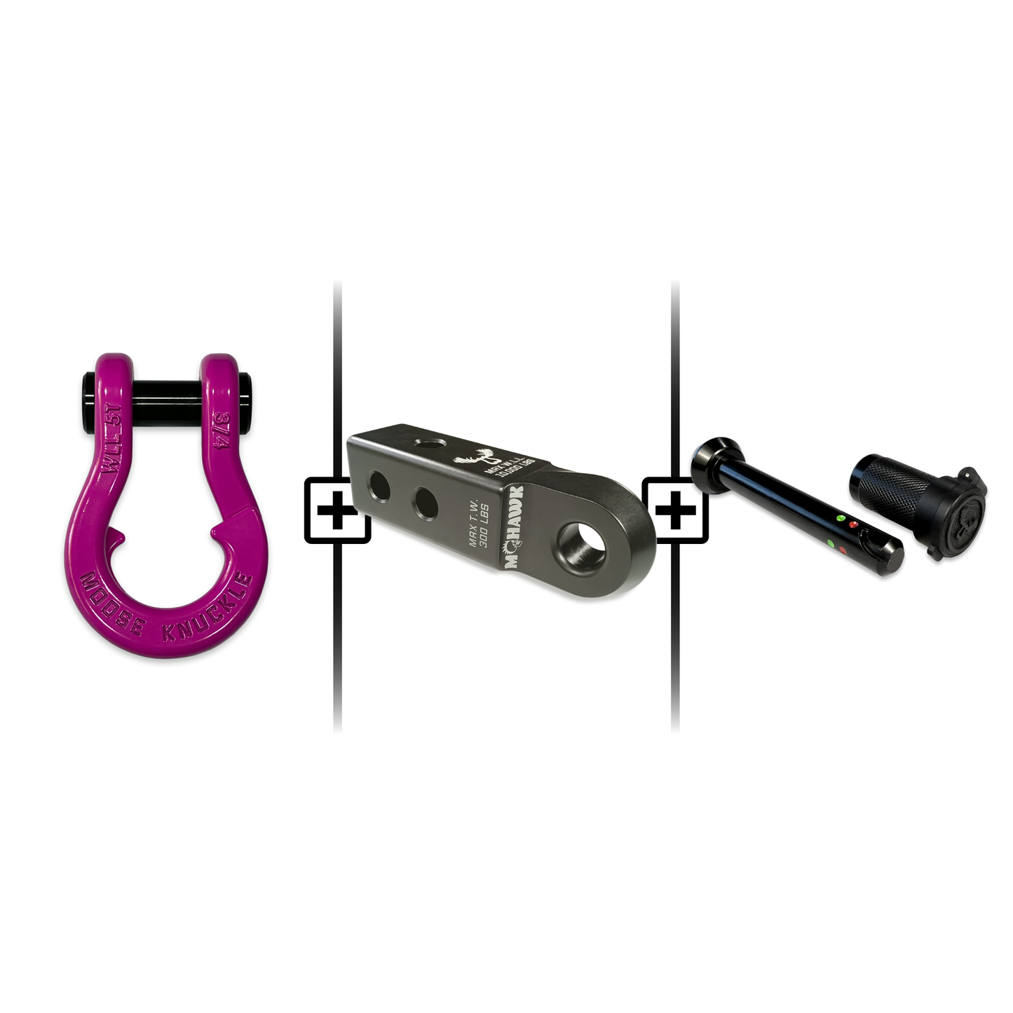 Jowl® 3/4 Split Shackle® Mohawk 2.0 Receiver and Hitch Pin Bundle