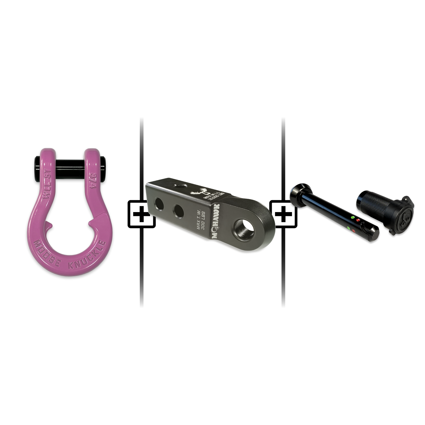 Jowl® 3/4 Split Shackle® Mohawk 2.0 Receiver and Hitch Pin Bundle