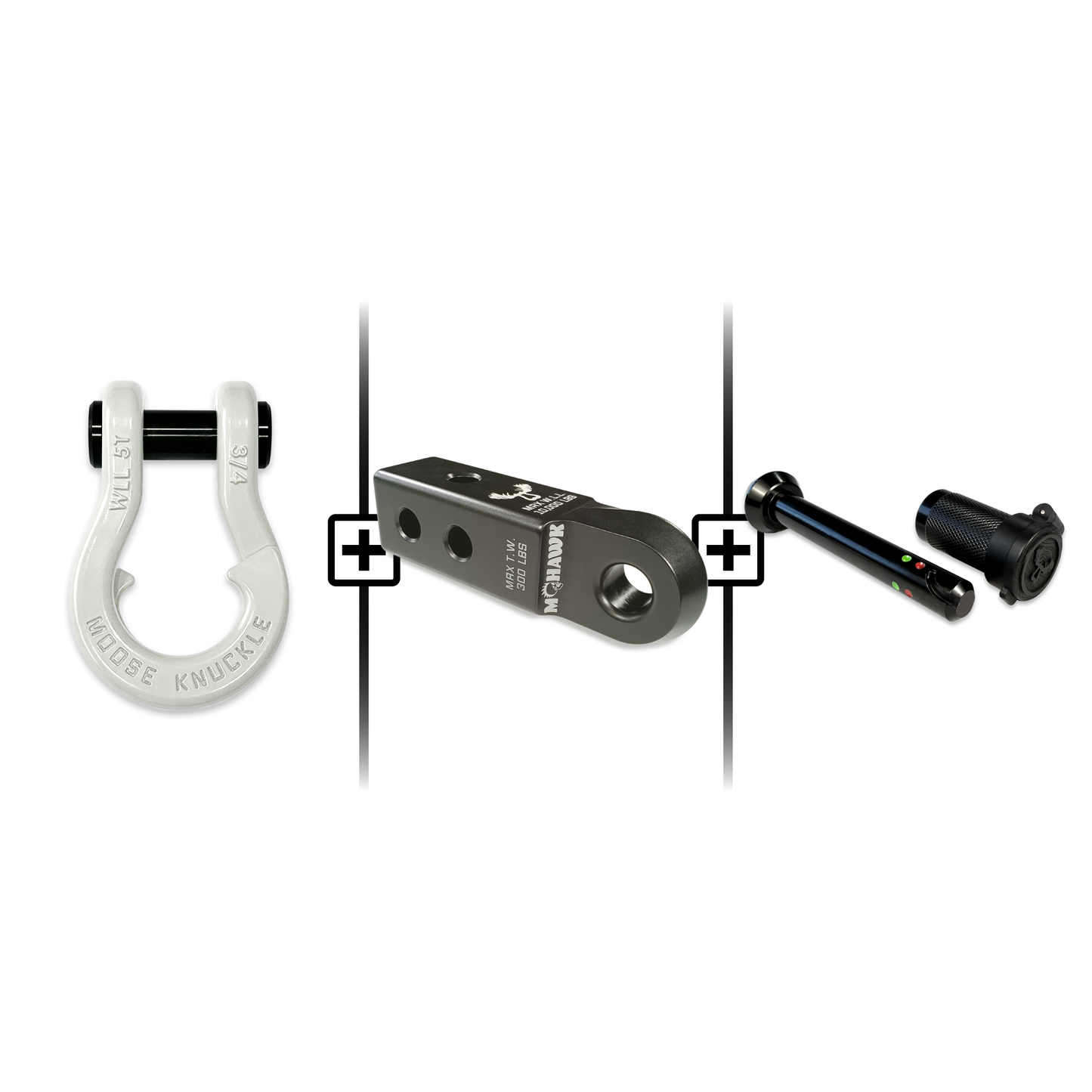 Jowl® 3/4 Split Shackle® Mohawk 2.0 Receiver and Hitch Pin Bundle
