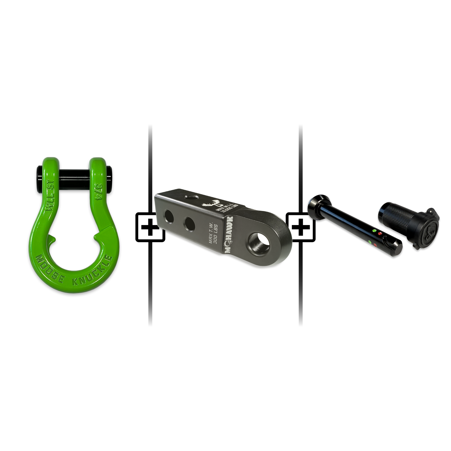 Jowl® 3/4 Split Shackle® Mohawk 2.0 Receiver and Hitch Pin Bundle