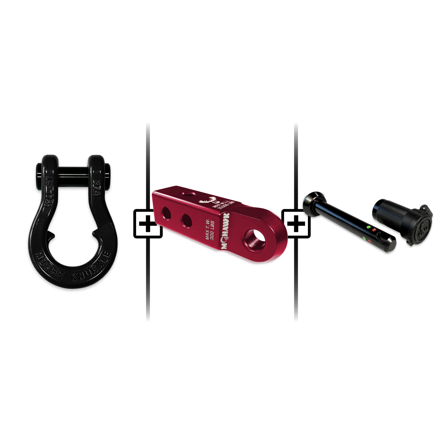 Jowl® 3/4 Split Shackle® Mohawk 2.0 Receiver and Hitch Pin Bundle