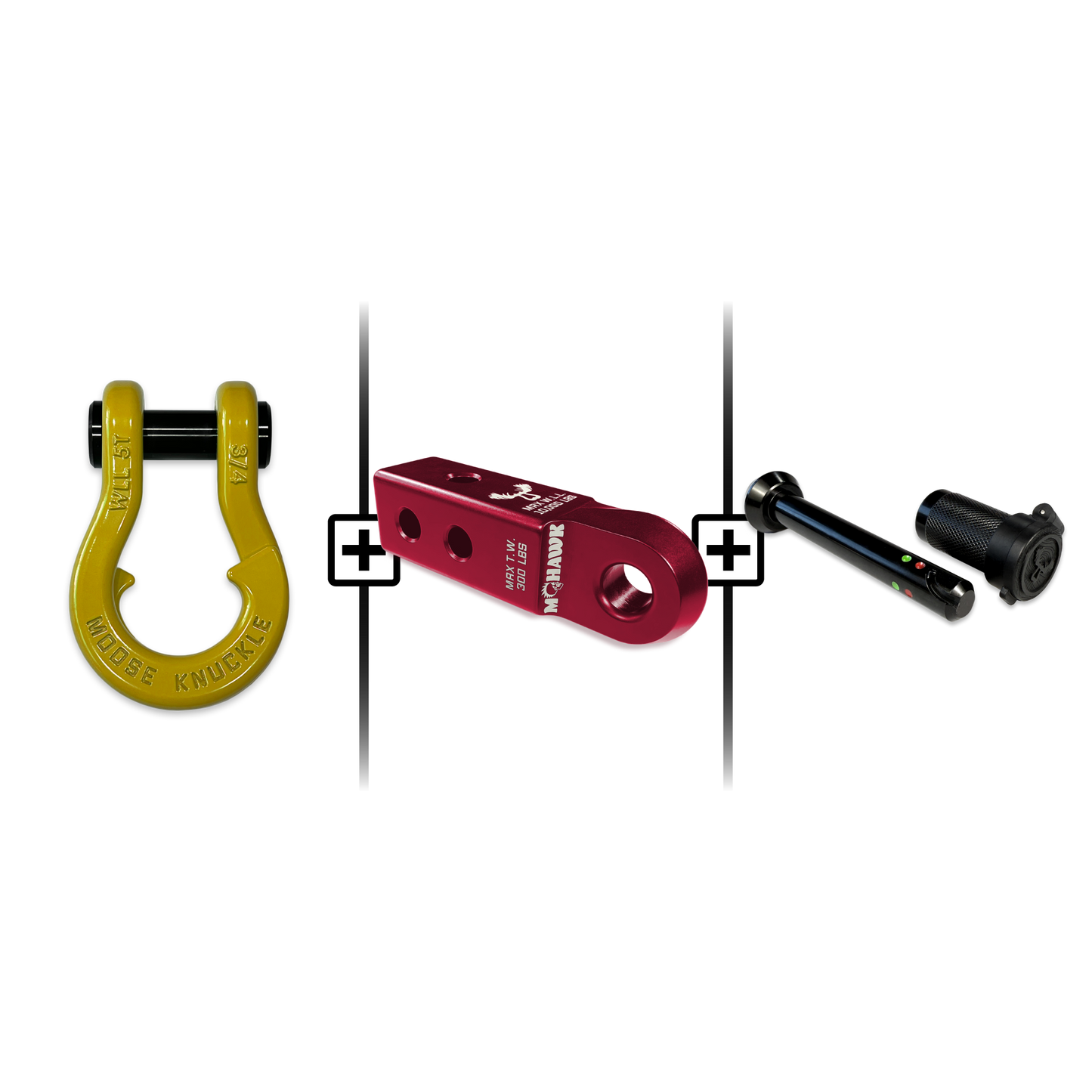 Jowl® 3/4 Split Shackle® Mohawk 2.0 Receiver and Hitch Pin Bundle