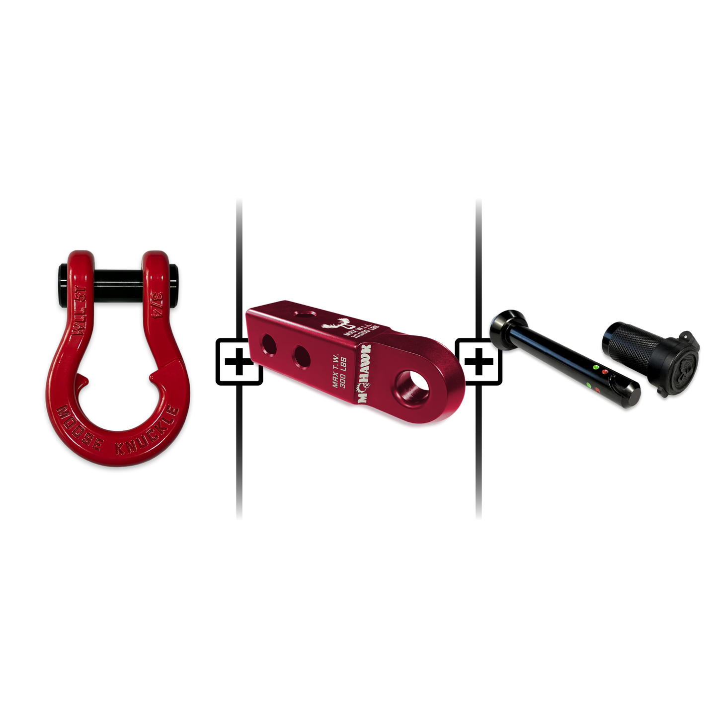 Jowl® 3/4 Split Shackle® Mohawk 2.0 Receiver and Hitch Pin Bundle