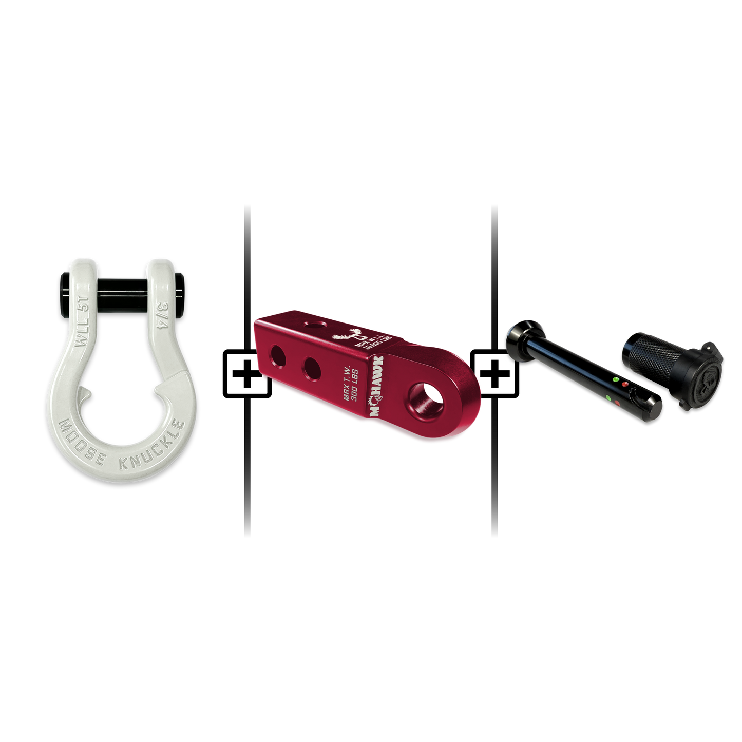 Jowl® 3/4 Split Shackle® Mohawk 2.0 Receiver and Hitch Pin Bundle