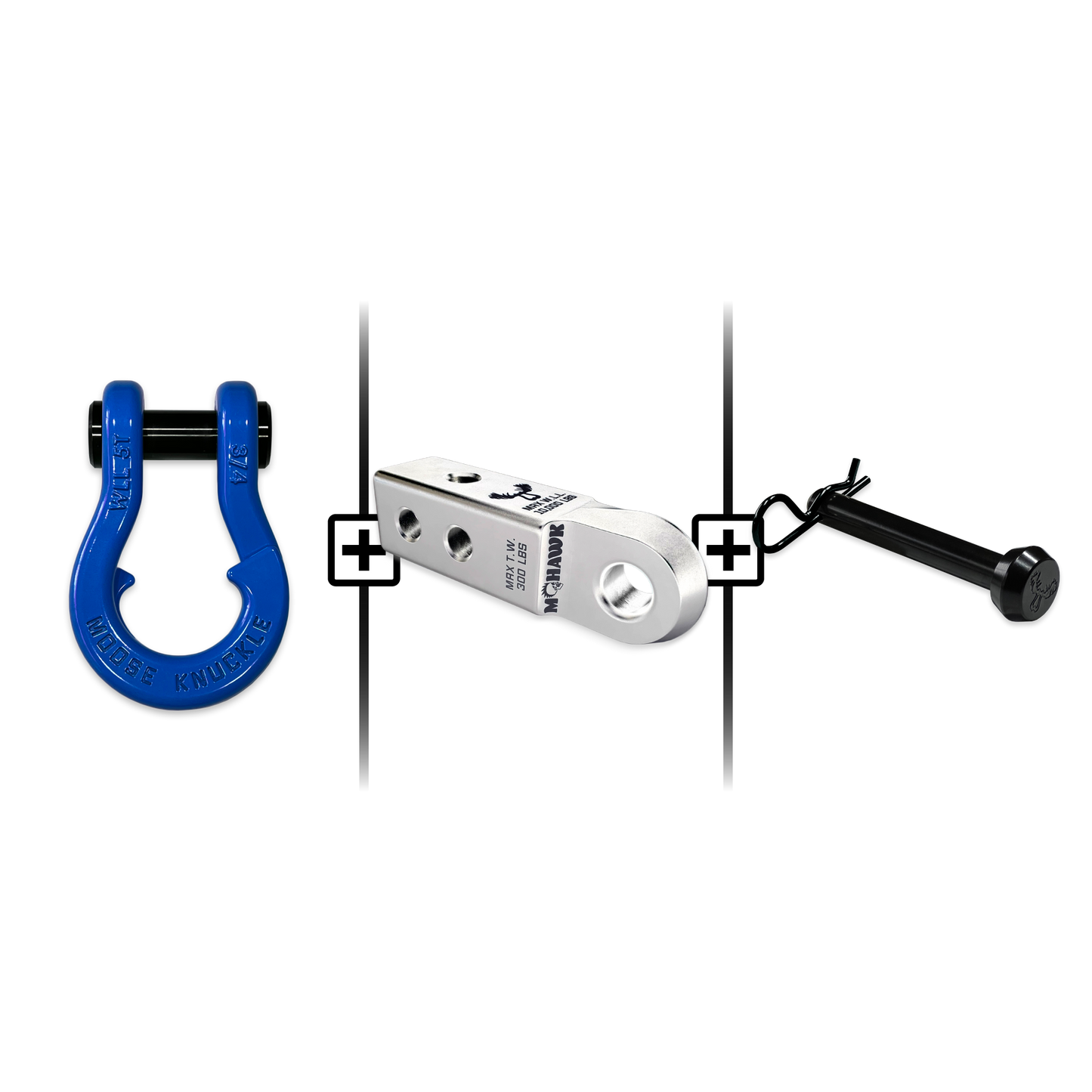 Jowl® Split Shackle® 3/4 Mohawk Receiver 2.0 Hitch Pin Bundle
