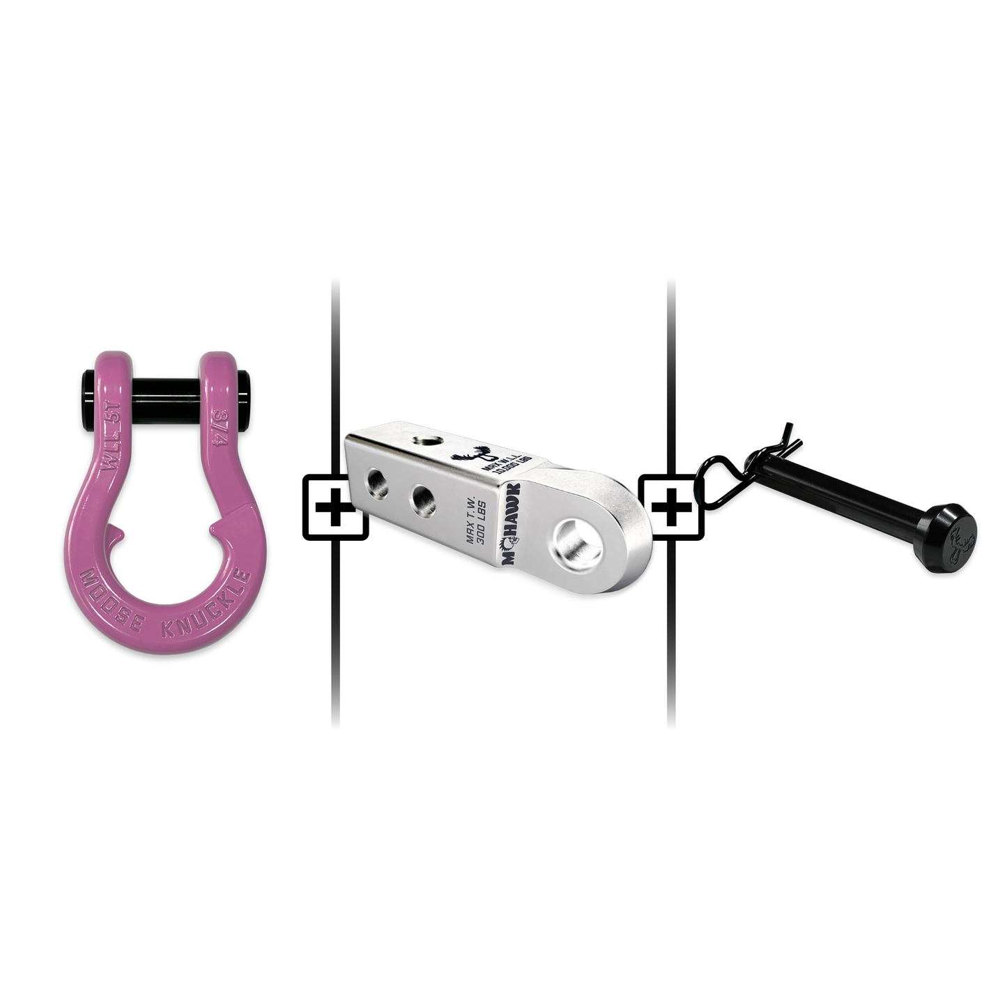 Jowl® Split Shackle® 3/4 Mohawk Receiver 2.0 Hitch Pin Bundle