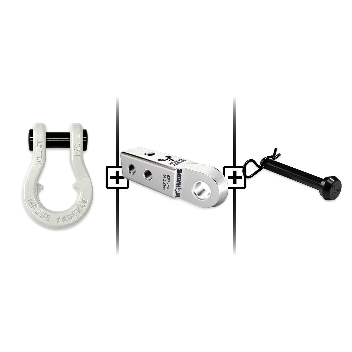 Jowl® Split Shackle® 3/4 Mohawk Receiver 2.0 Hitch Pin Bundle