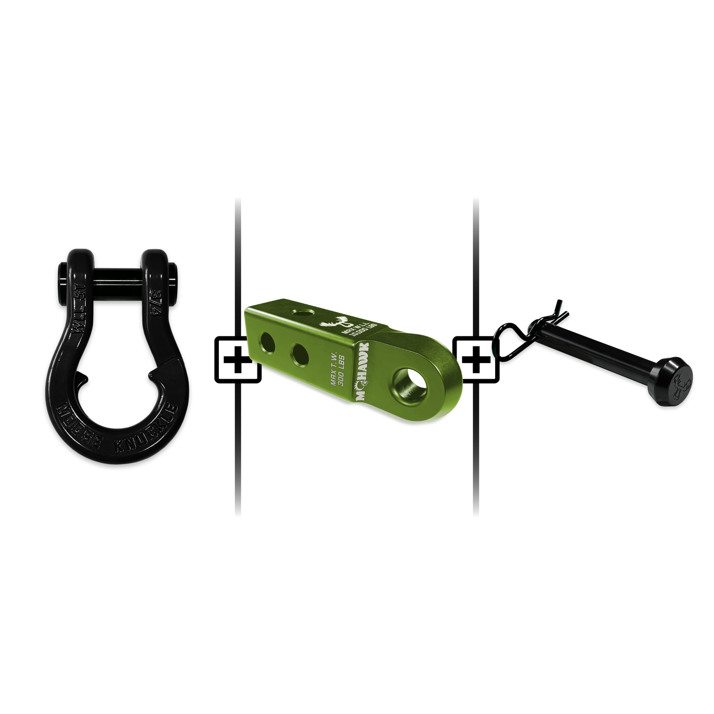 Jowl® Split Shackle® 3/4 Mohawk Receiver 2.0 Hitch Pin Bundle