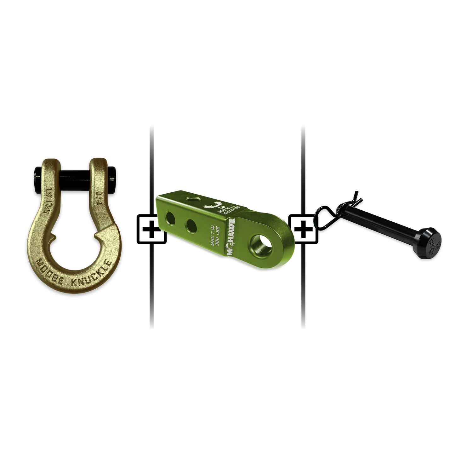 Jowl® Split Shackle® 3/4 Mohawk Receiver 2.0 Hitch Pin Bundle