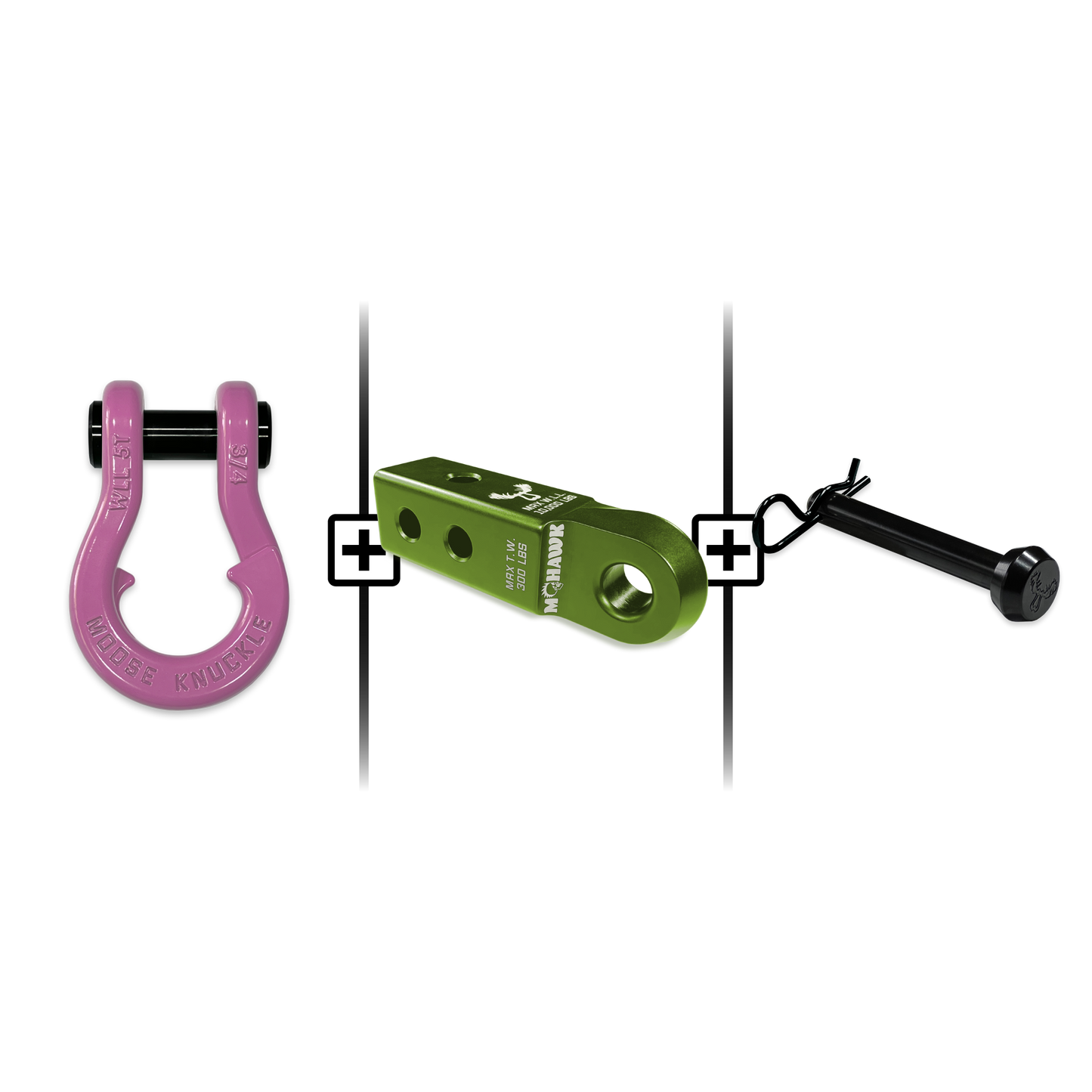 Jowl® Split Shackle® 3/4 Mohawk Receiver 2.0 Hitch Pin Bundle