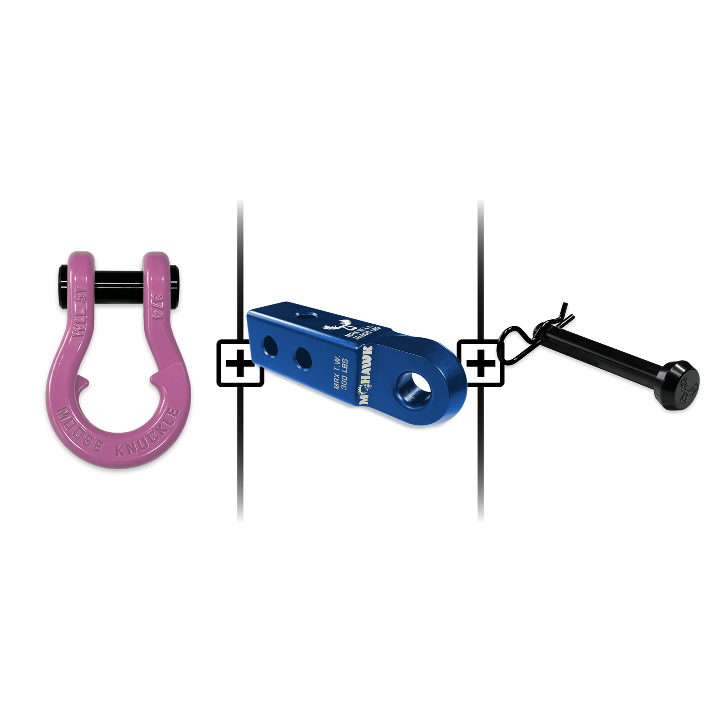 Jowl® Split Shackle® 3/4 Mohawk Receiver 2.0 Hitch Pin Bundle