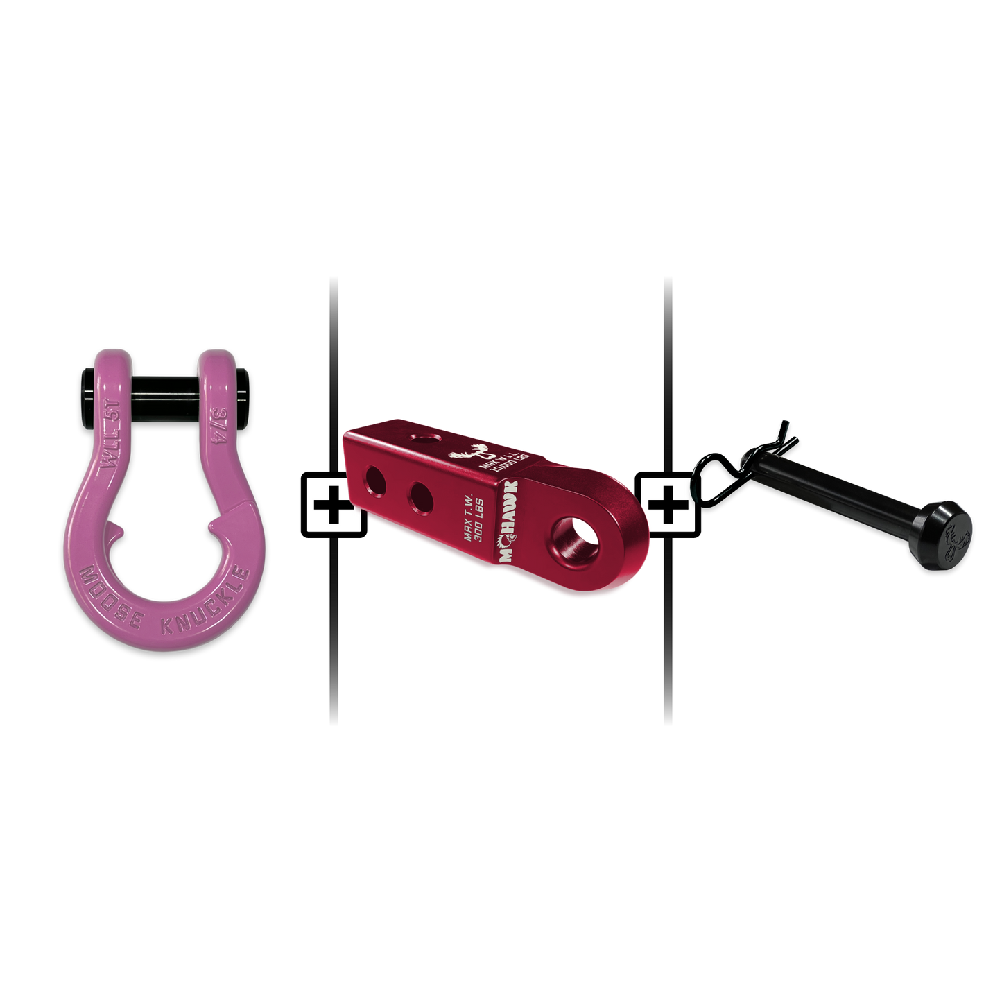 Jowl® Split Shackle® 3/4 Mohawk Receiver 2.0 Hitch Pin Bundle