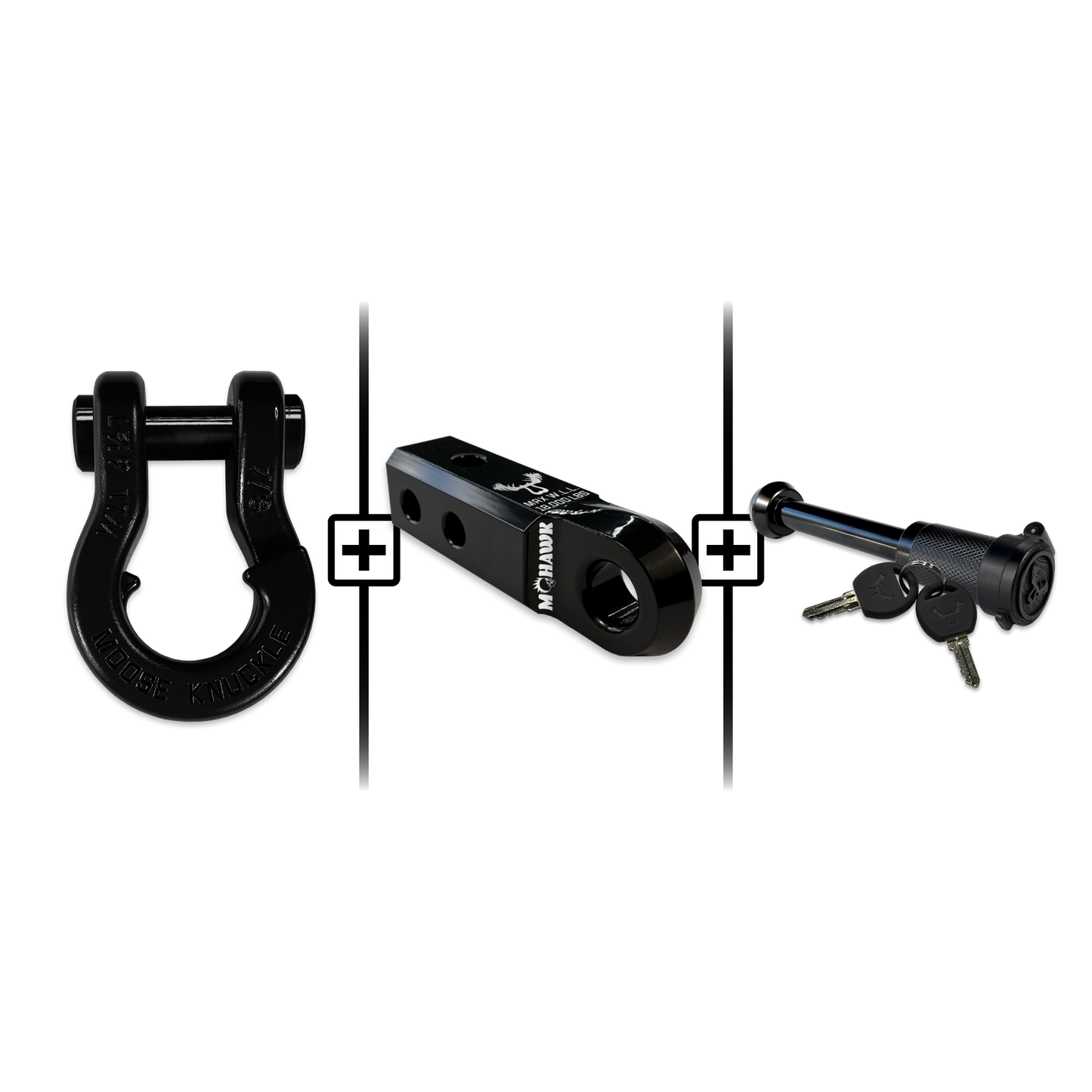 Jowl® Split Shackle® 7/8 Mohawk Receiver 2.0 x 7/8 Hitch Pin Bundle
