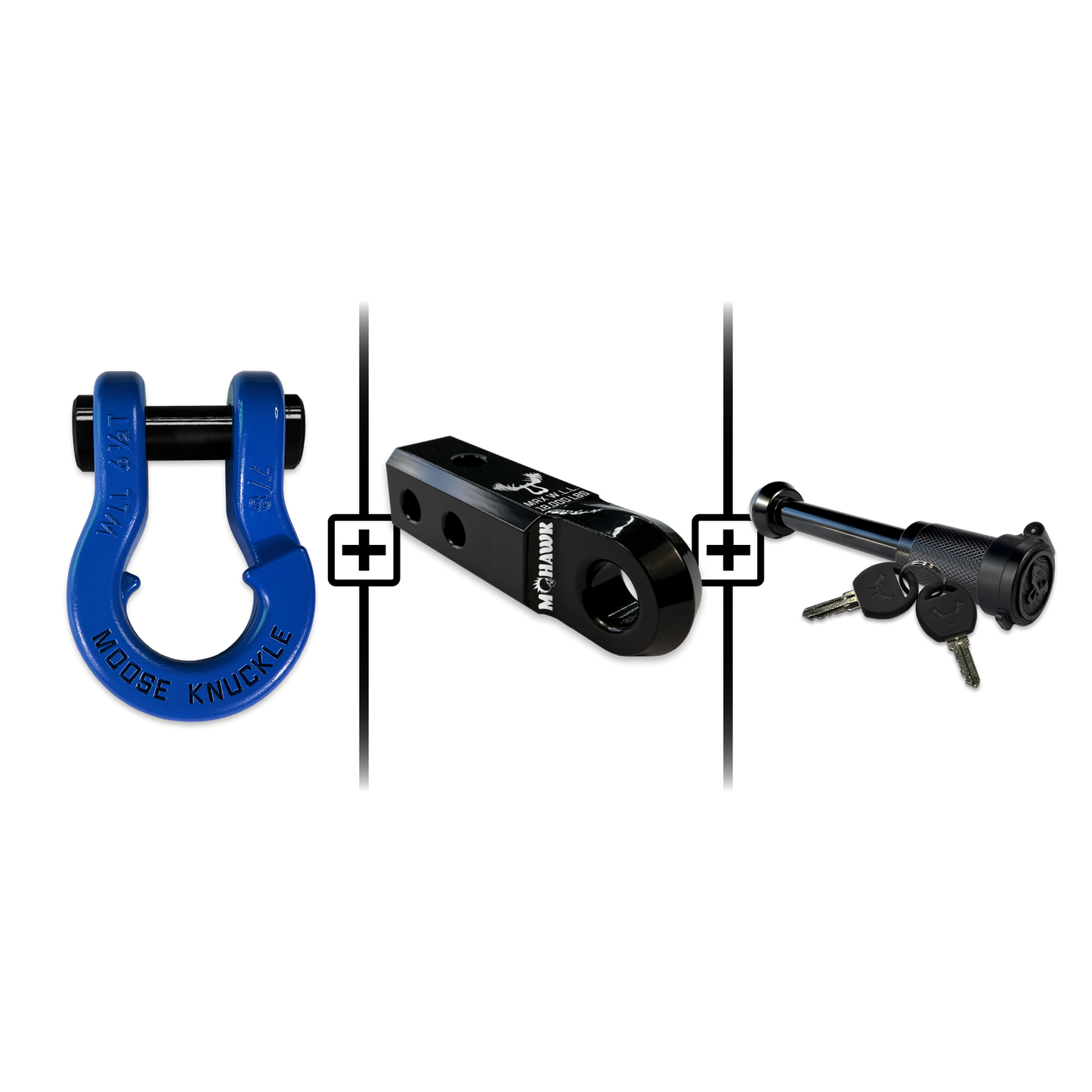 Jowl® Split Shackle® 7/8 Mohawk Receiver 2.0 x 7/8 Hitch Pin Bundle