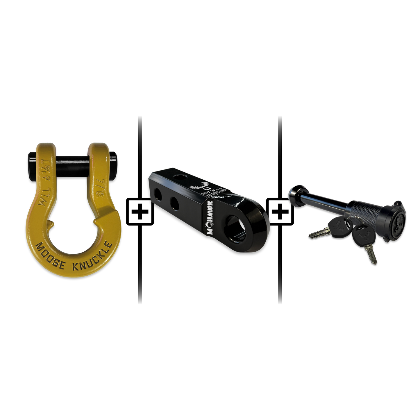 Jowl® Split Shackle® 7/8 Mohawk Receiver 2.0 x 7/8 Hitch Pin Bundle