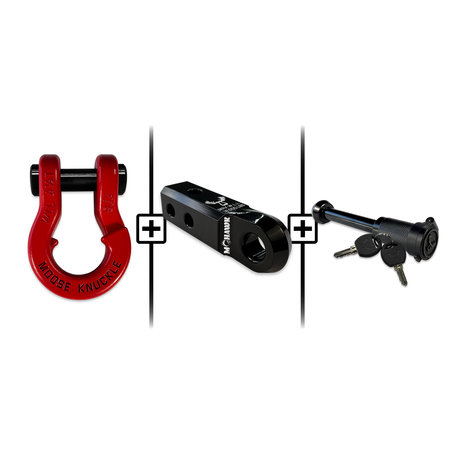 Jowl® Split Shackle® 7/8 Mohawk Receiver 2.0 x 7/8 Hitch Pin Bundle