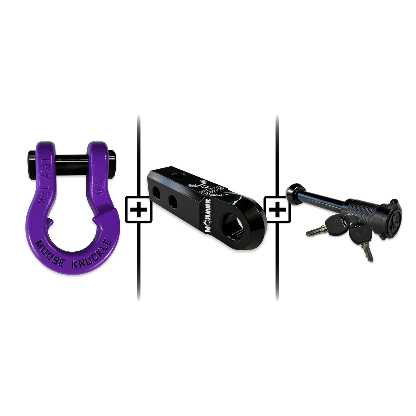Jowl® Split Shackle® 7/8 Mohawk Receiver 2.0 x 7/8 Hitch Pin Bundle