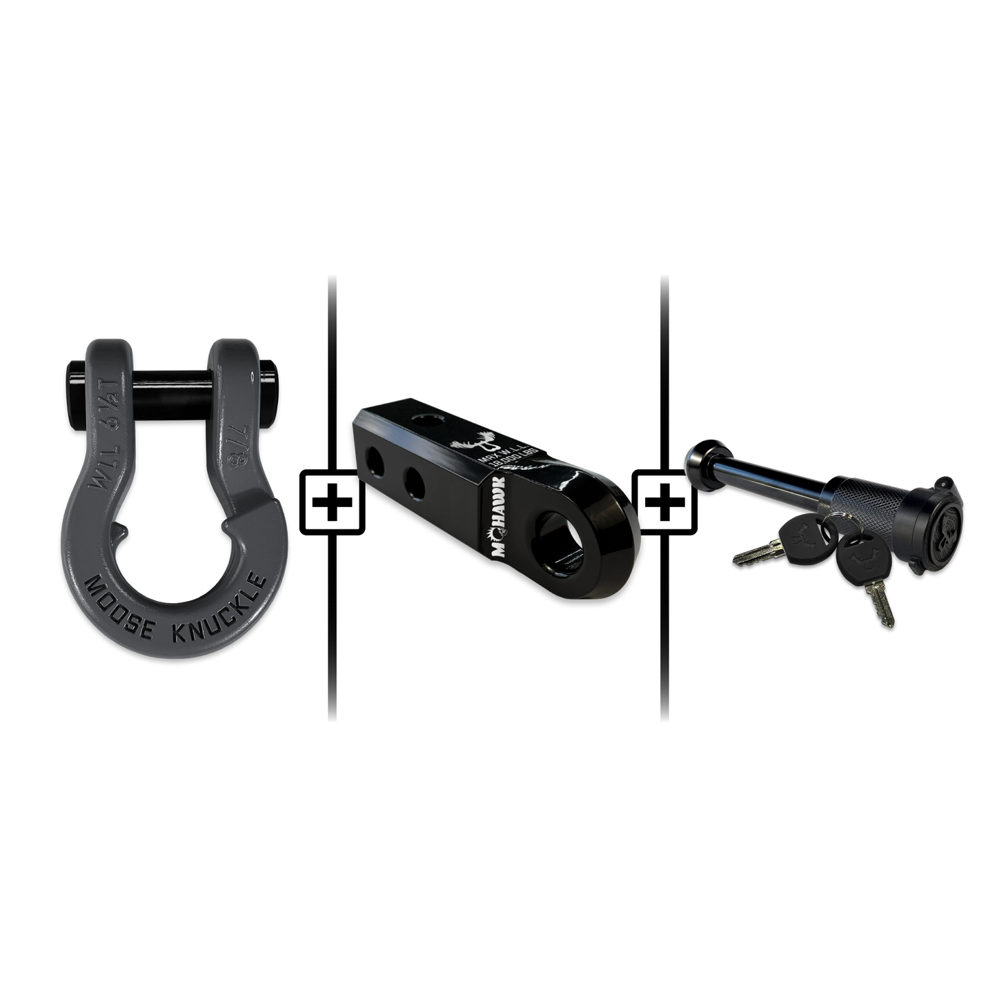 Jowl® Split Shackle® 7/8 Mohawk Receiver 2.0 x 7/8 Hitch Pin Bundle