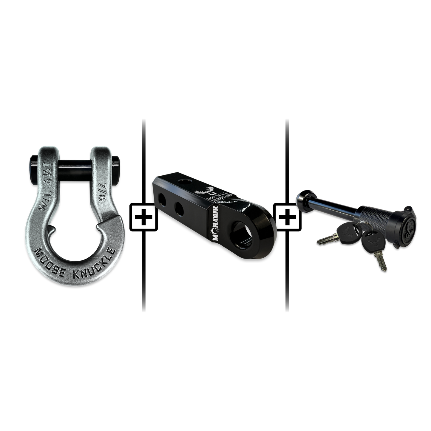 Jowl® Split Shackle® 7/8 Mohawk Receiver 2.0 x 7/8 Hitch Pin Bundle