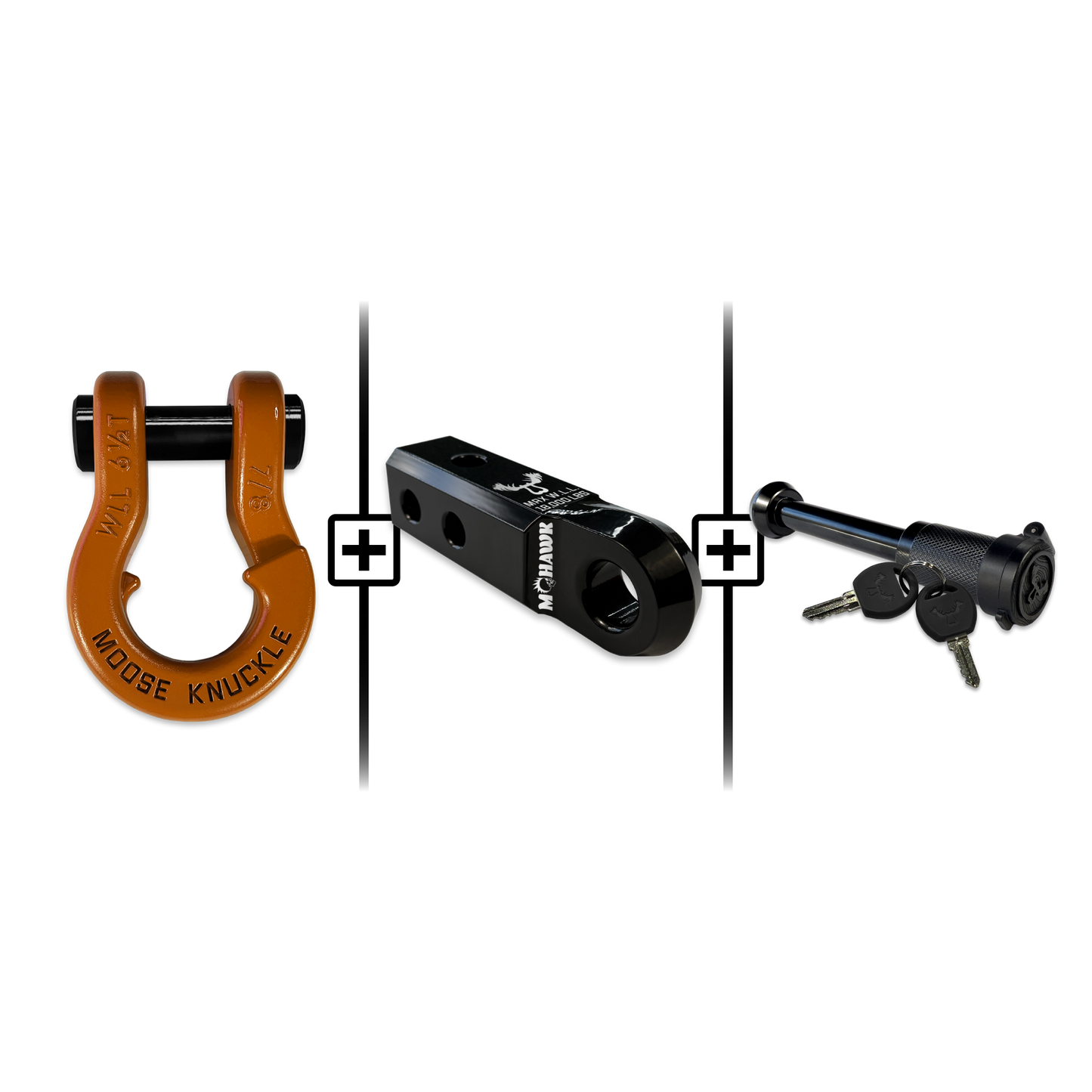Jowl® Split Shackle® 7/8 Mohawk Receiver 2.0 x 7/8 Hitch Pin Bundle