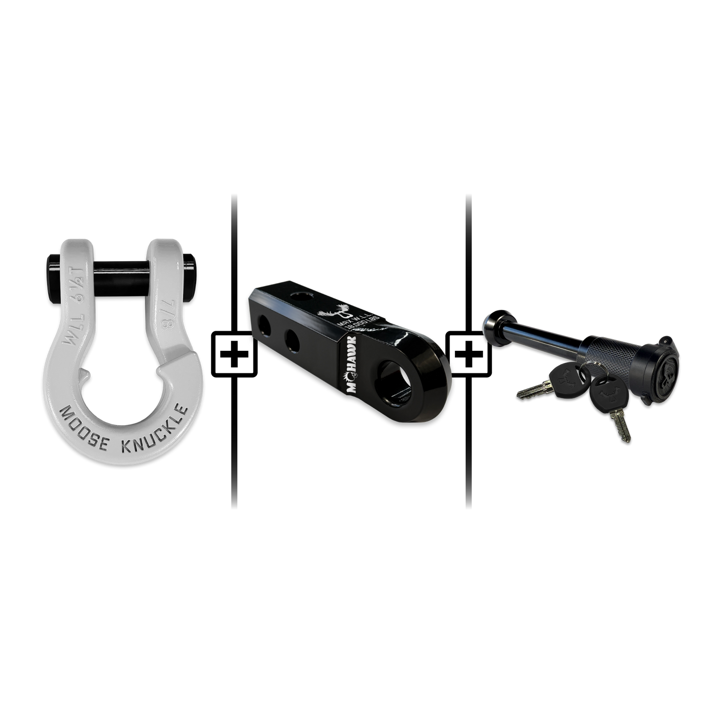 Jowl® Split Shackle® 7/8 Mohawk Receiver 2.0 x 7/8 Hitch Pin Bundle