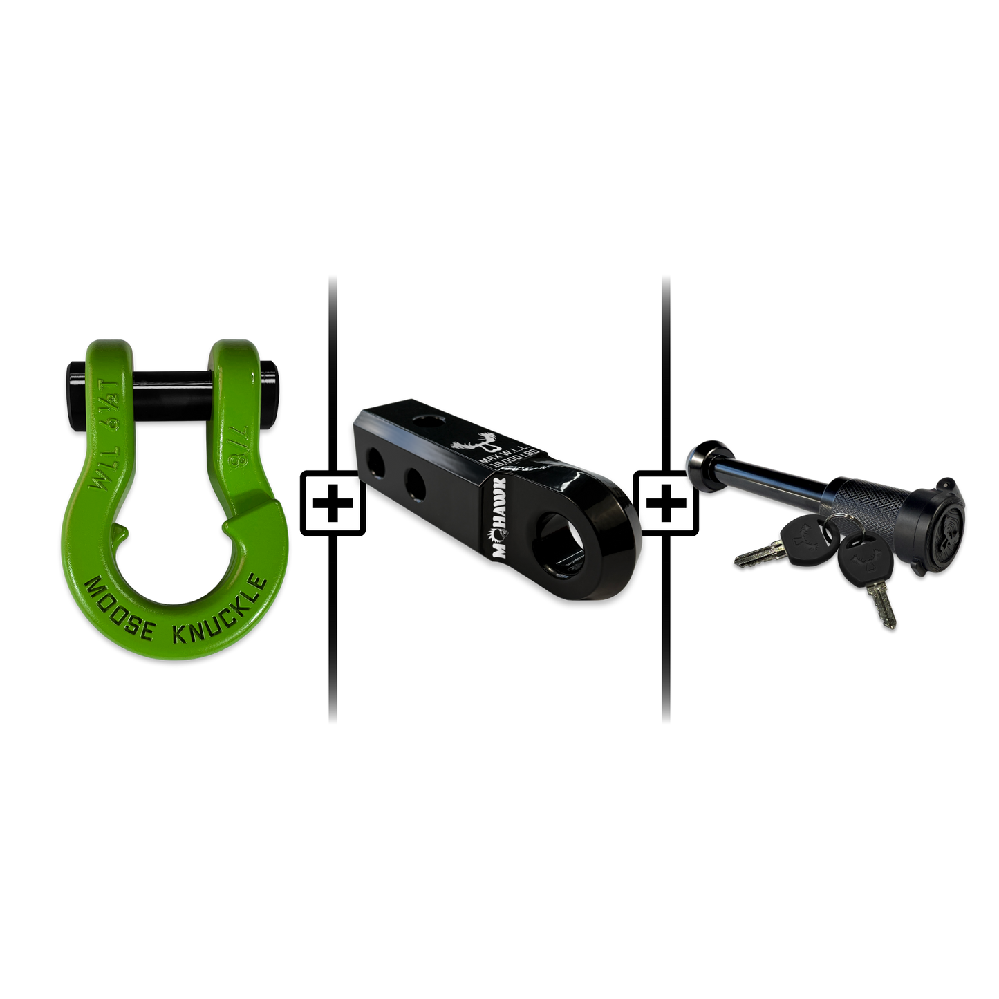 Jowl® Split Shackle® 7/8 Mohawk Receiver 2.0 x 7/8 Hitch Pin Bundle