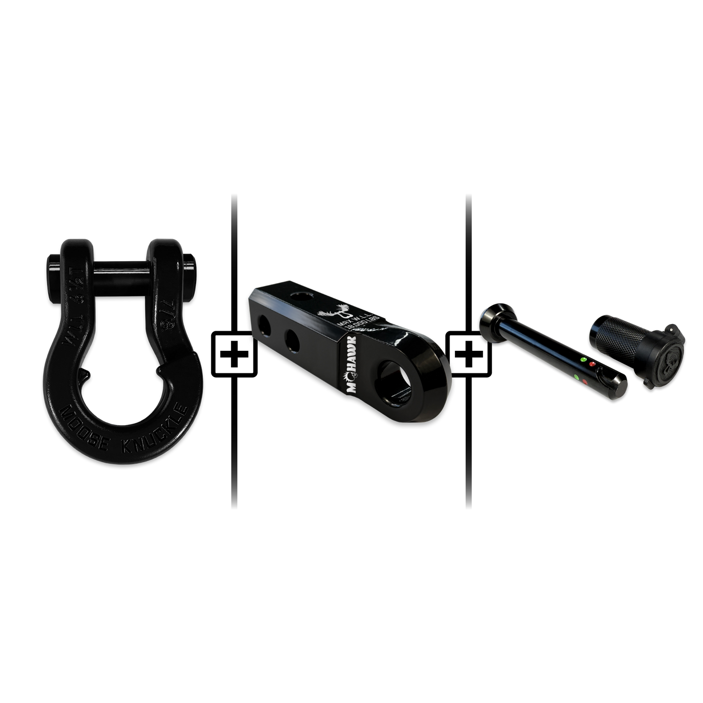 Jowl® Split Shackle® 7/8 Mohawk Receiver 2.0 x 7/8 Hitch Pin Bundle