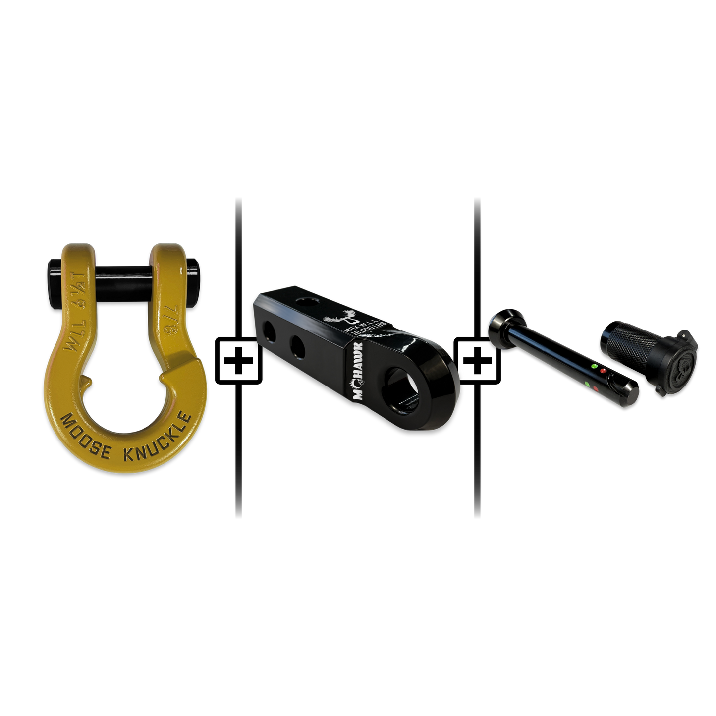 Jowl® Split Shackle® 7/8 Mohawk Receiver 2.0 x 7/8 Hitch Pin Bundle