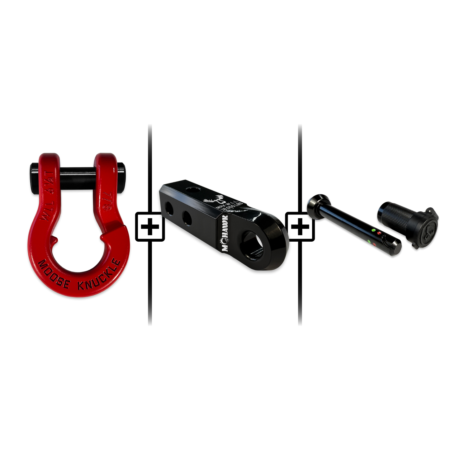 Jowl® Split Shackle® 7/8 Mohawk Receiver 2.0 x 7/8 Hitch Pin Bundle
