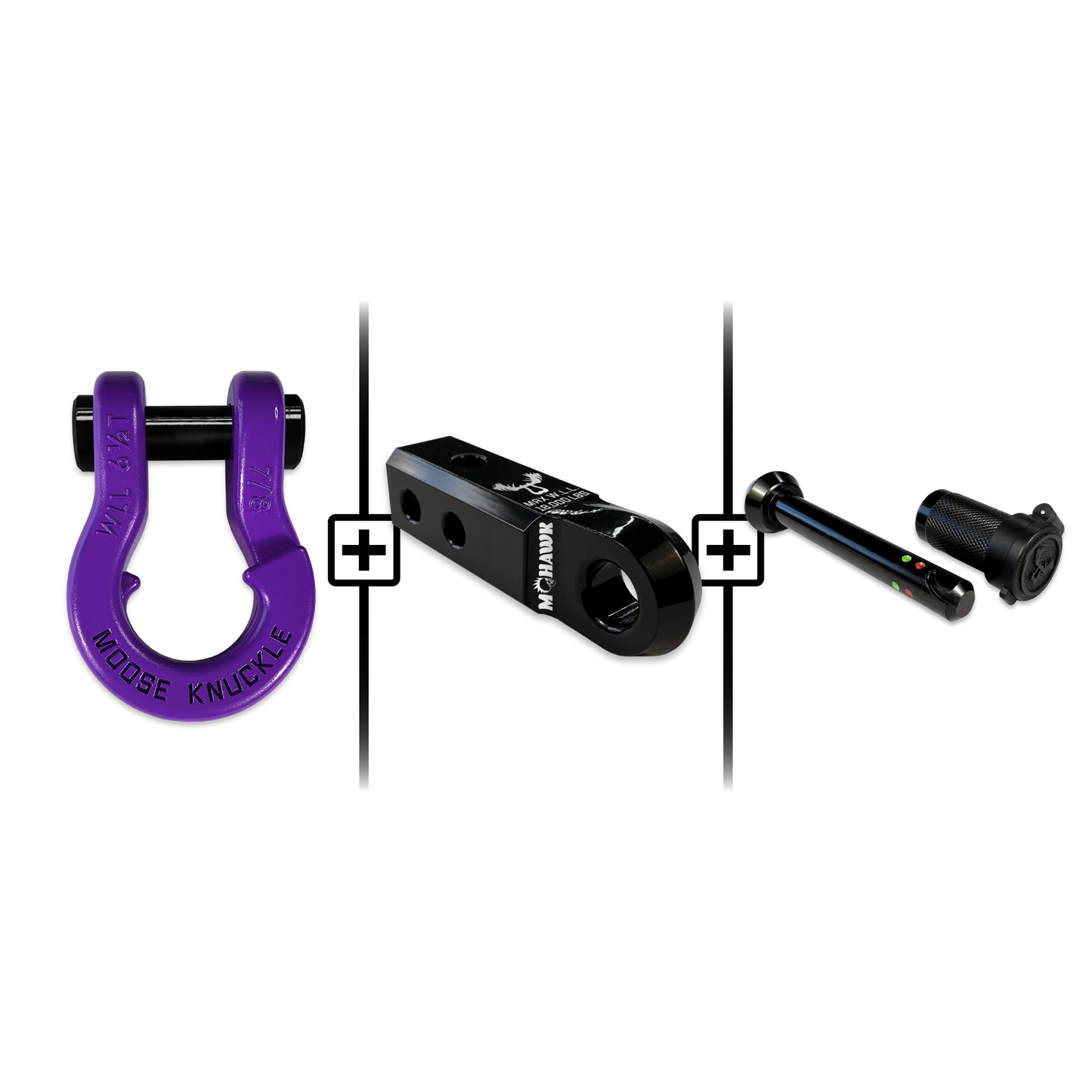 Jowl® Split Shackle® 7/8 Mohawk Receiver 2.0 x 7/8 Hitch Pin Bundle