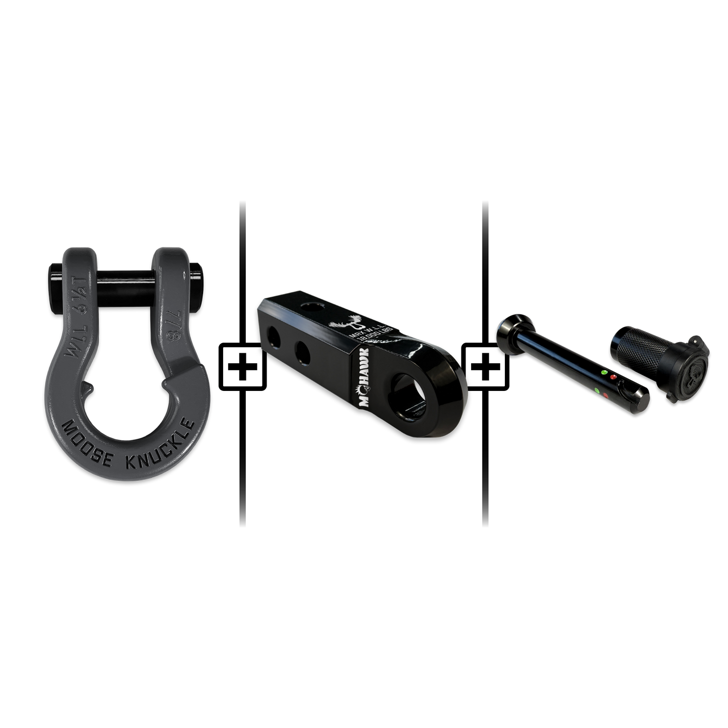 Jowl® Split Shackle® 7/8 Mohawk Receiver 2.0 x 7/8 Hitch Pin Bundle