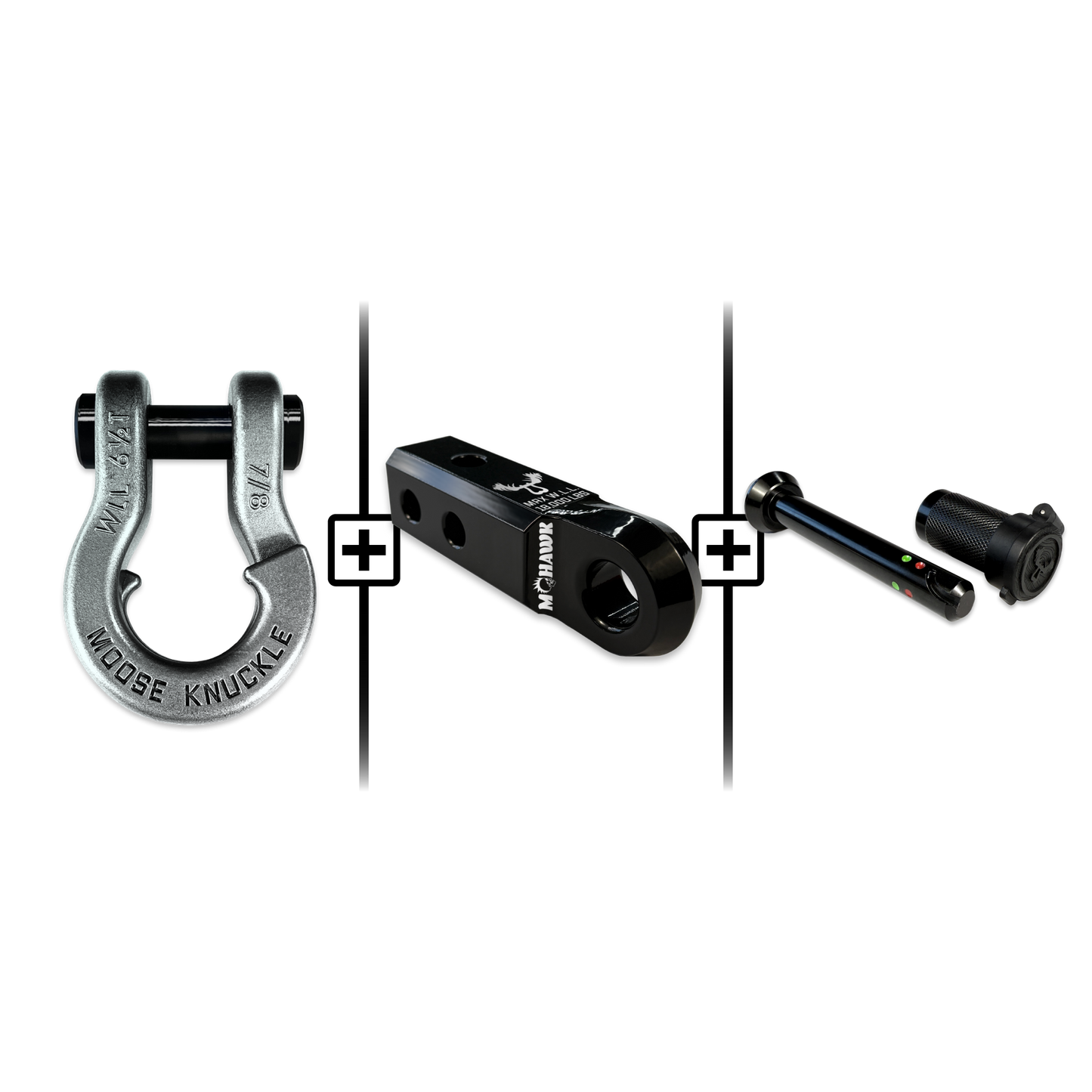 Jowl® Split Shackle® 7/8 Mohawk Receiver 2.0 x 7/8 Hitch Pin Bundle