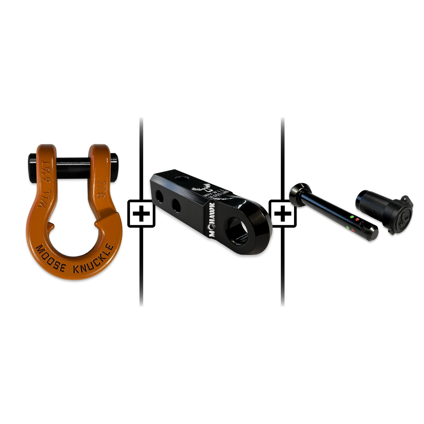 Jowl® Split Shackle® 7/8 Mohawk Receiver 2.0 x 7/8 Hitch Pin Bundle
