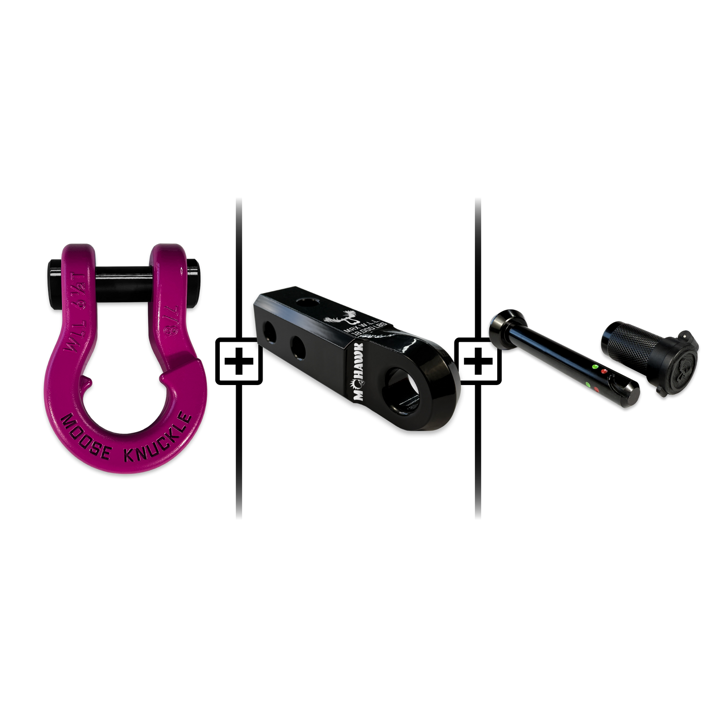 Jowl® Split Shackle® 7/8 Mohawk Receiver 2.0 x 7/8 Hitch Pin Bundle