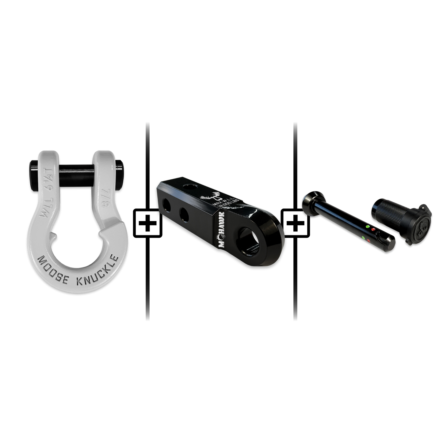 Jowl® Split Shackle® 7/8 Mohawk Receiver 2.0 x 7/8 Hitch Pin Bundle