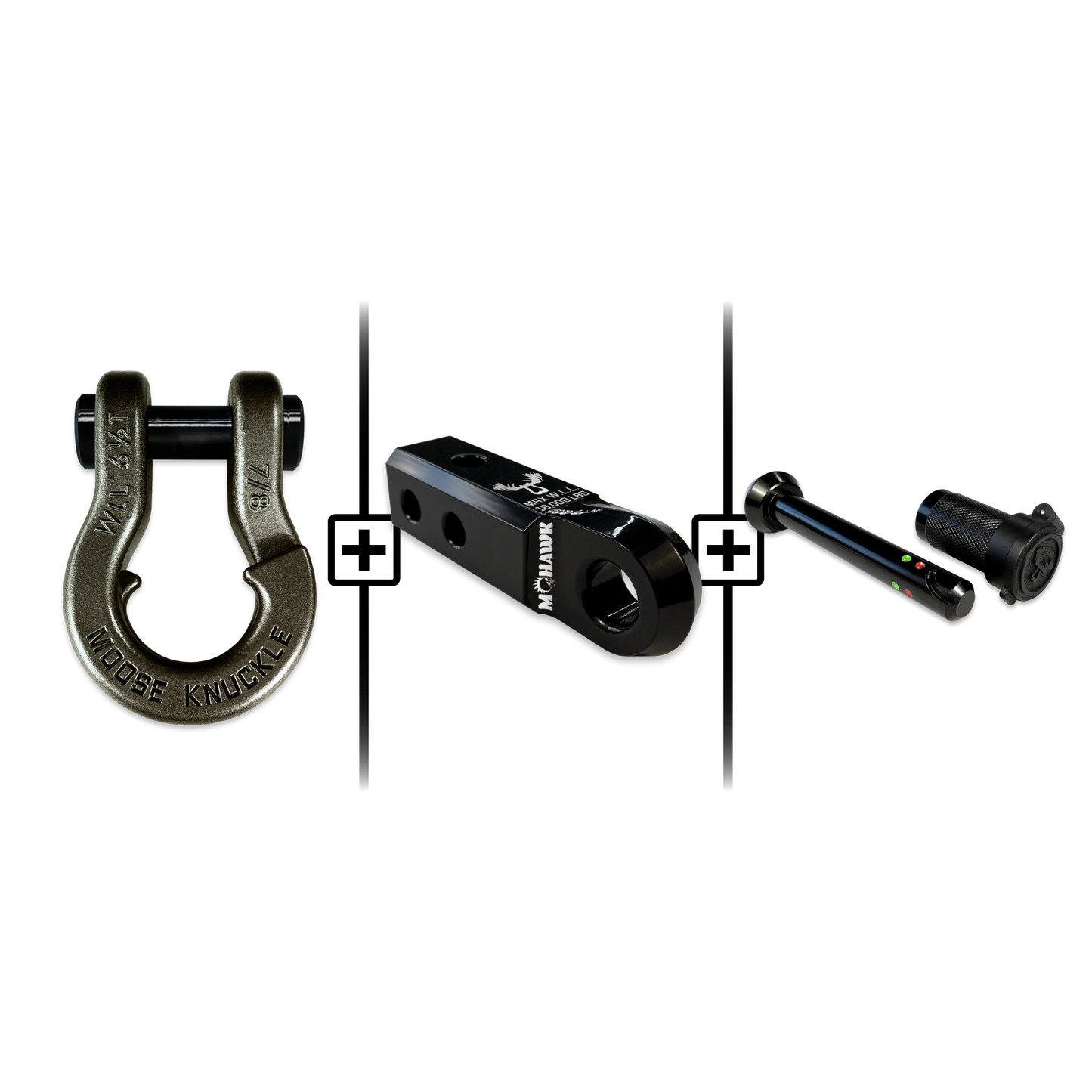 Jowl® Split Shackle® 7/8 Mohawk Receiver 2.0 x 7/8 Hitch Pin Bundle