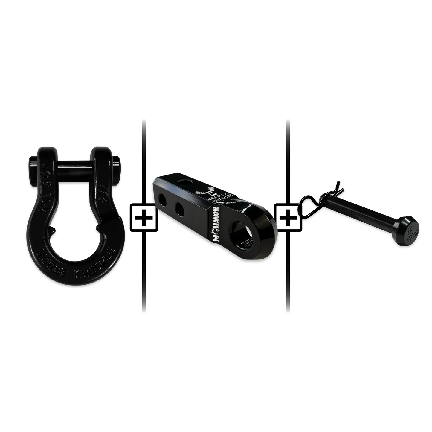 Jowl® Split Shackle® 7/8 Mohawk Receiver 2.0 x 7/8 Hitch Pin Bundle