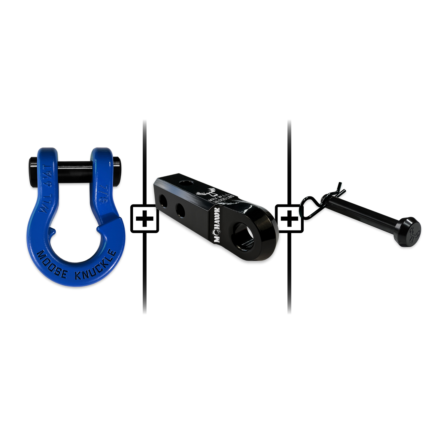 Jowl® Split Shackle® 7/8 Mohawk Receiver 2.0 x 7/8 Hitch Pin Bundle