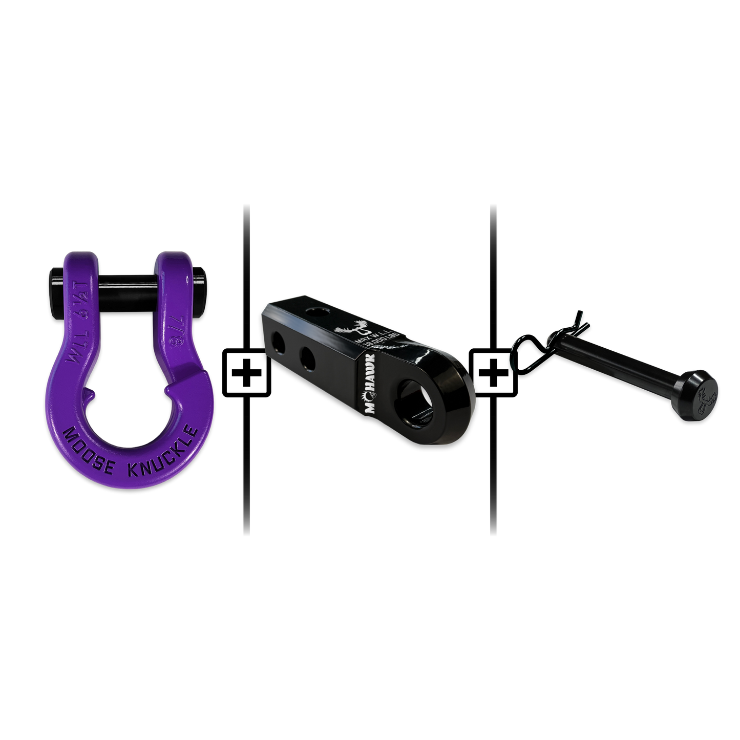 Jowl® Split Shackle® 7/8 Mohawk Receiver 2.0 x 7/8 Hitch Pin Bundle