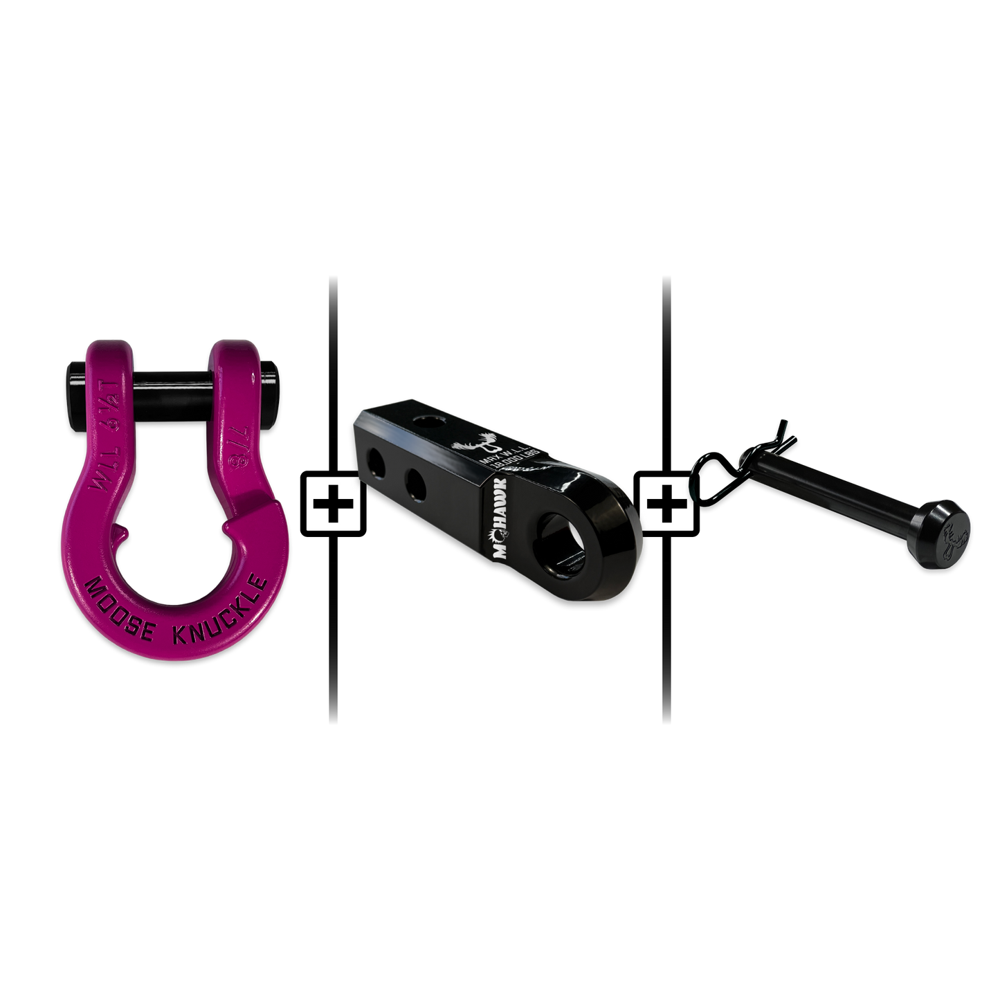Jowl® Split Shackle® 7/8 Mohawk Receiver 2.0 x 7/8 Hitch Pin Bundle