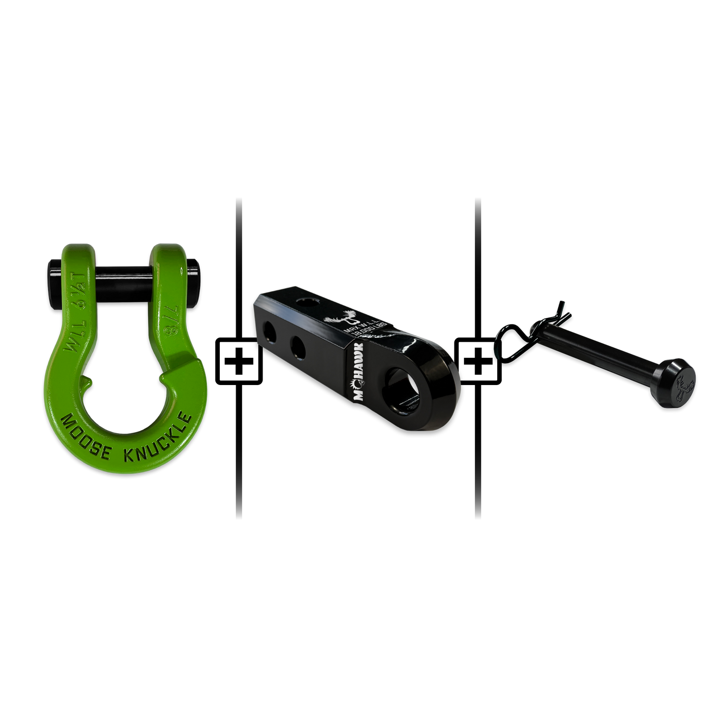 Jowl® Split Shackle® 7/8 Mohawk Receiver 2.0 x 7/8 Hitch Pin Bundle