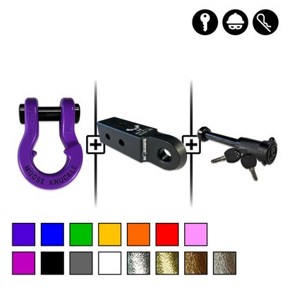 Jowl® 7/8 Split Shackle® Mohawk 2.5 x 7/8 Receiver and Hitch Pin Bundle