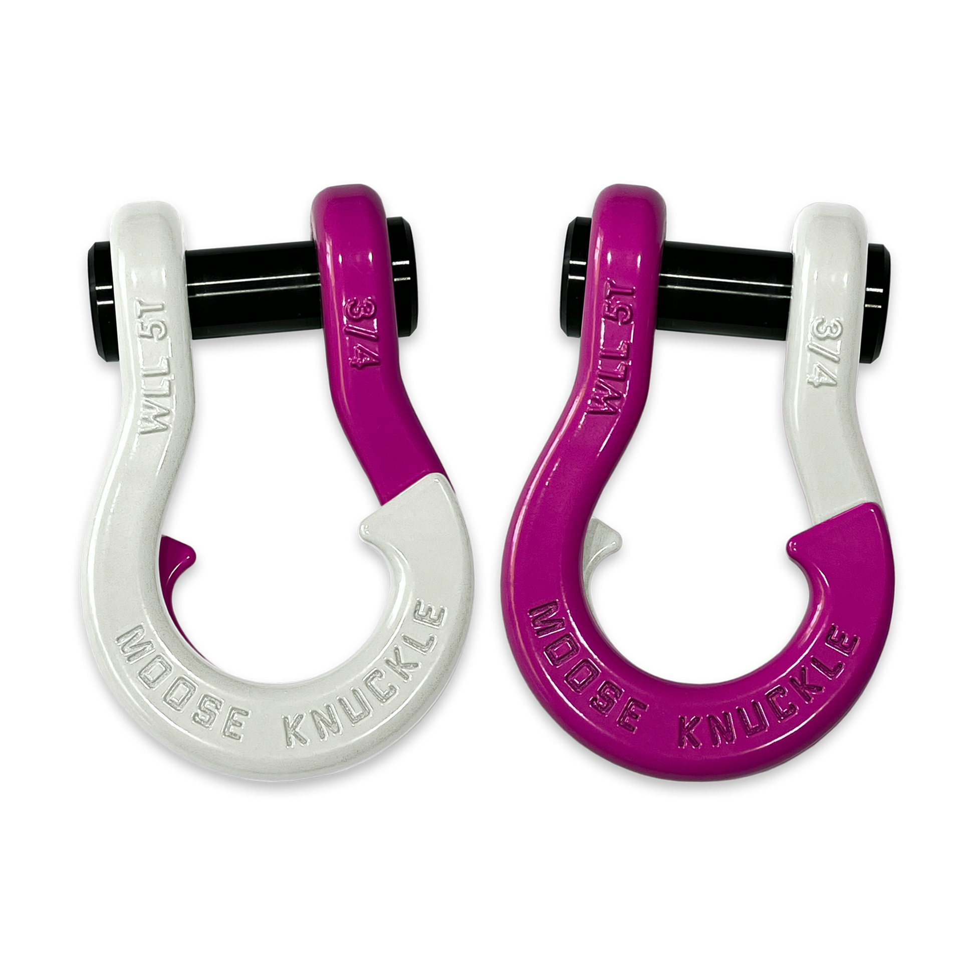 Jowl Recovery Split Shackle 3/4 (Pure White and Pogo Pink)
