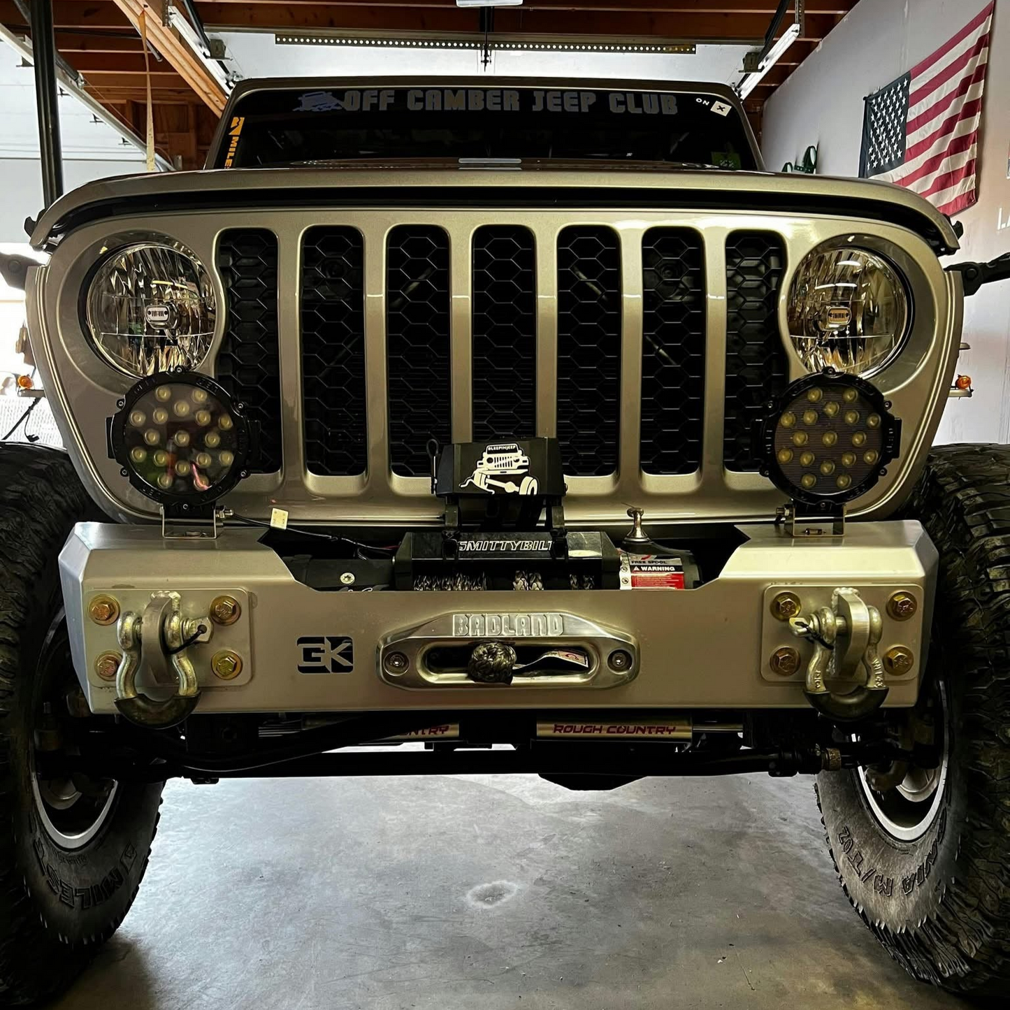 Gauntlet Front Bumper w/Winch Plate for Jeep JL/JT  (2018+)