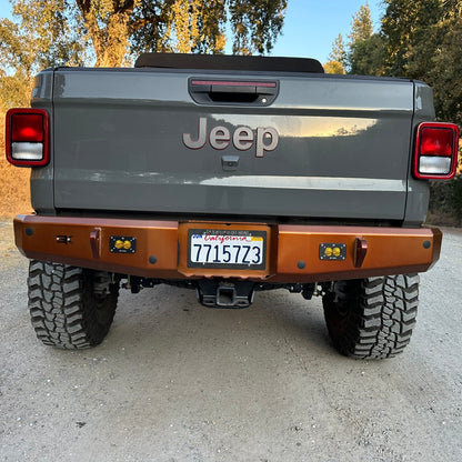Gauntlet Rear Bumper for 2020+ Jeep Gladiator JT