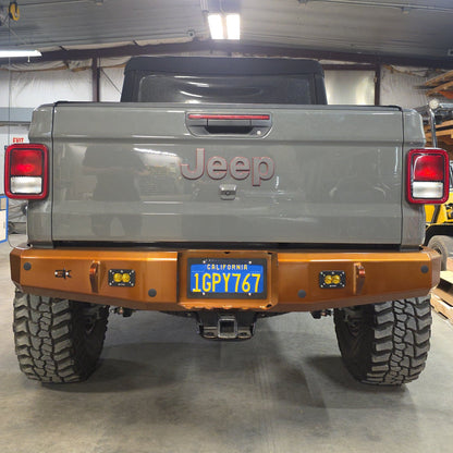 Gauntlet Rear Bumper for 2020+ Jeep Gladiator JT