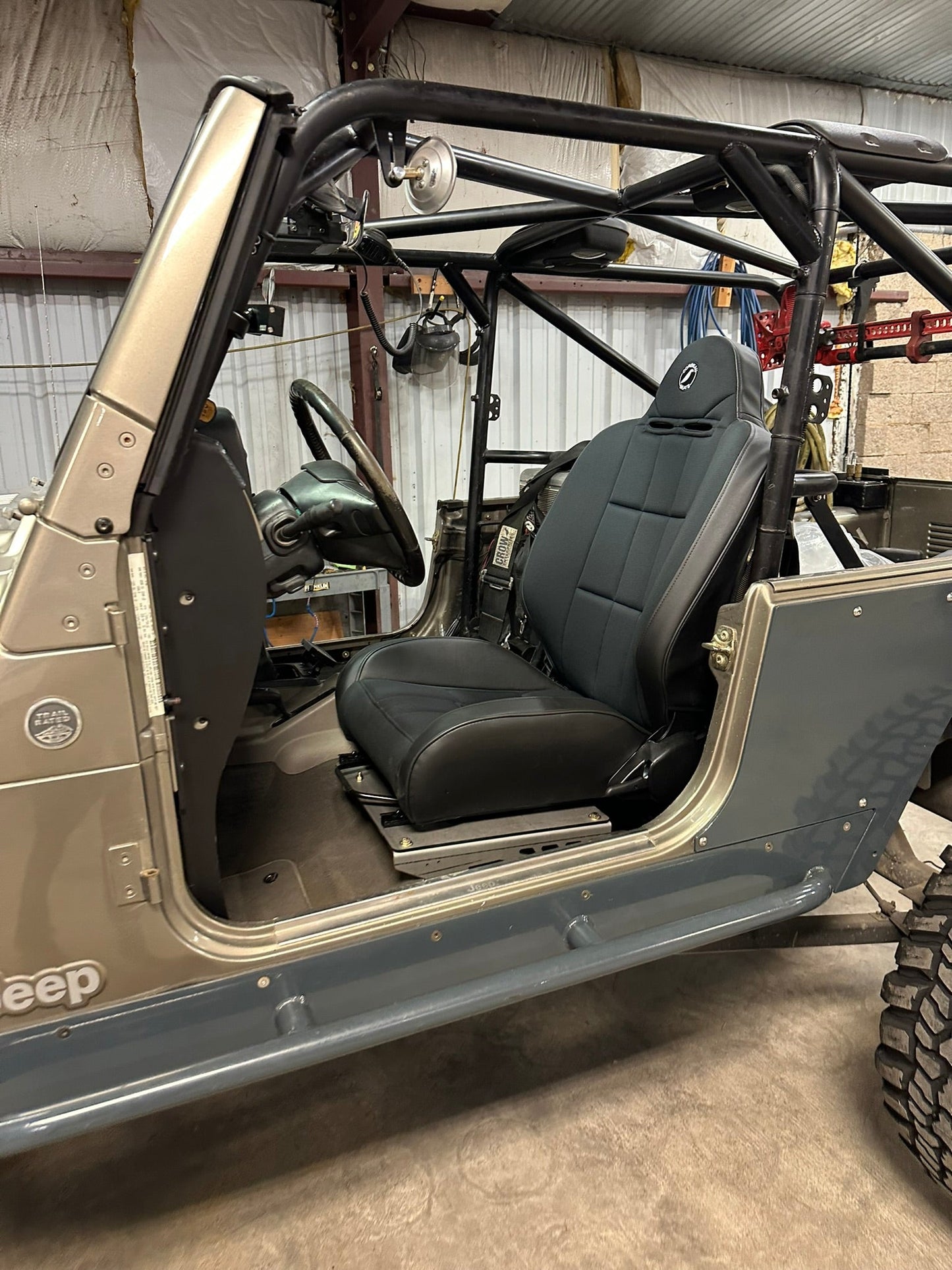 "Big and Tall" Seat Lowering Brackets for Jeep TJ Wrangler
